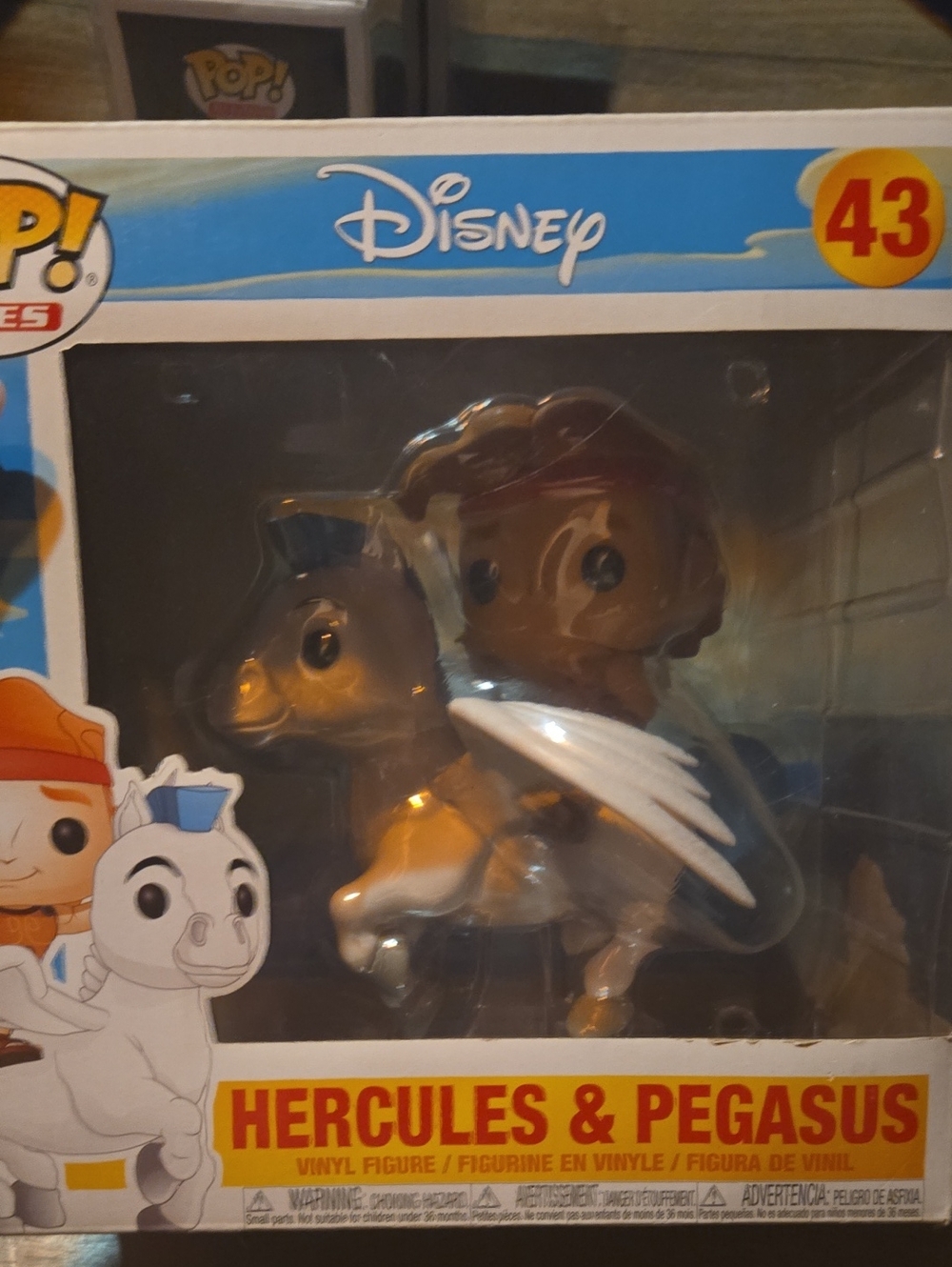 Disney Hercules & Pegasus Funko Pop! Vinyl - Gold, White
